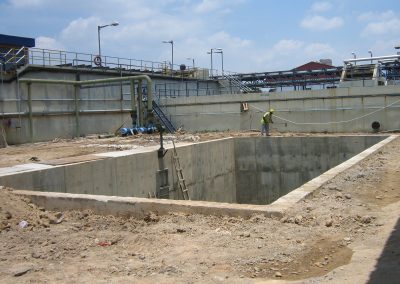 Genting Sanyen Silt Water Concrete Tank Construction
